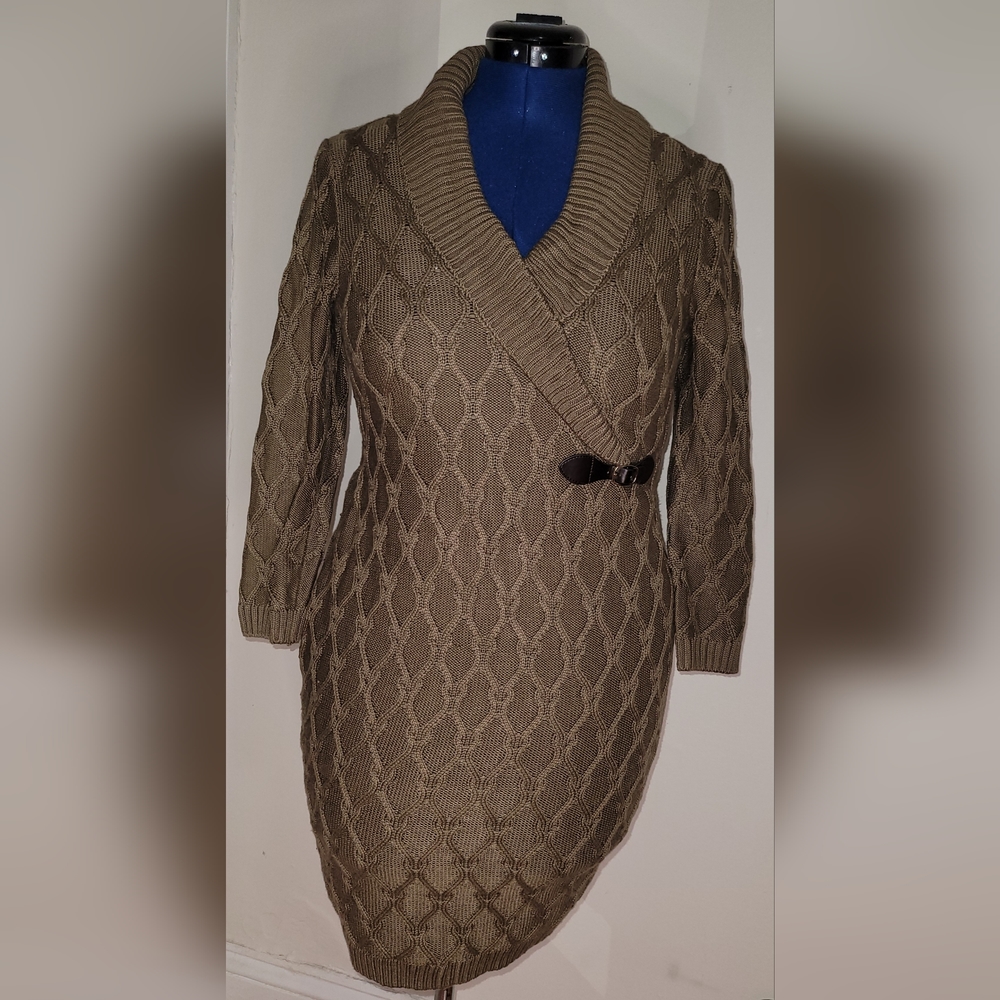 Calvin Klein Women's Cable Knit Dress Size M